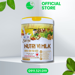 NUTRI VI MILK - Sữa Hạt Chứa 19 Loại Hạt Phù Hợp Cho Người Ăn Chay (Lon/900g)